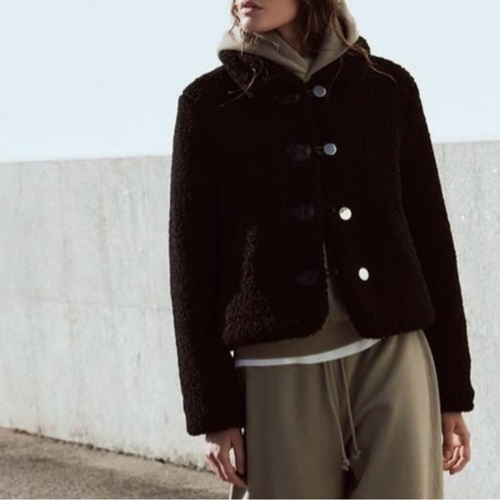 Zara Faux Shearling Jacket